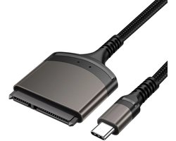 WiseGoods Premium SATA Naar USB-C Adapter Kabel - Voor 2.5 Inch Harde Schijf En SSD - Computer & Laptop Accessoires - HDD / SSD