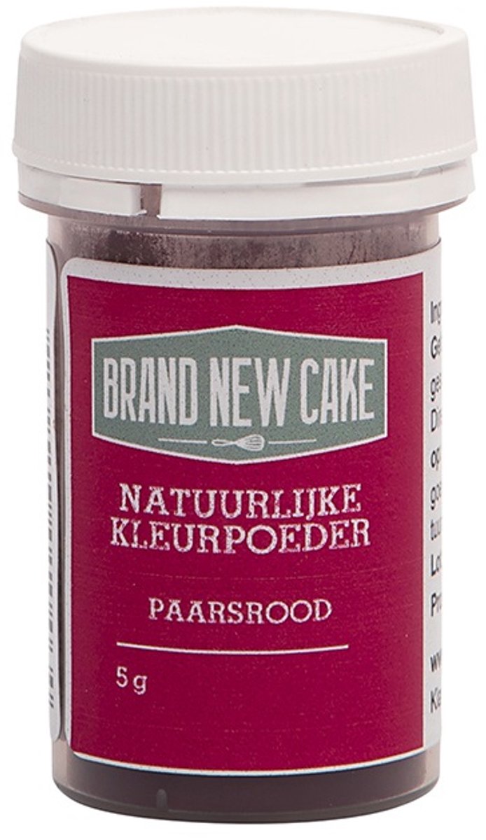 BrandNewCake® Natuurlijke Kleurpoeder Paars/Rood 5gr - Eetbare Voedingskleurstof - Kleurstof Bakken