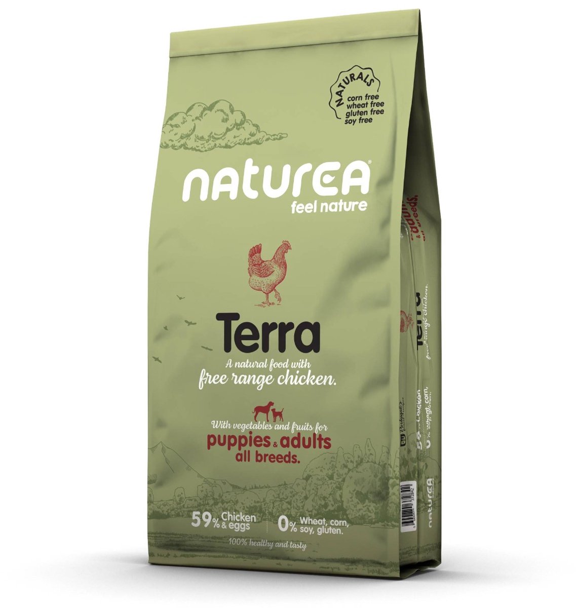 Naturea Naturals Terra Free Range Chicken 12 kg - Hond
