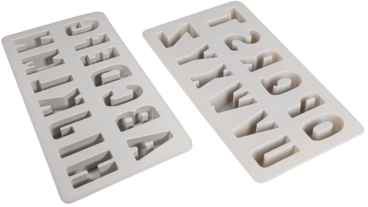 Siliconen gietmal ABC