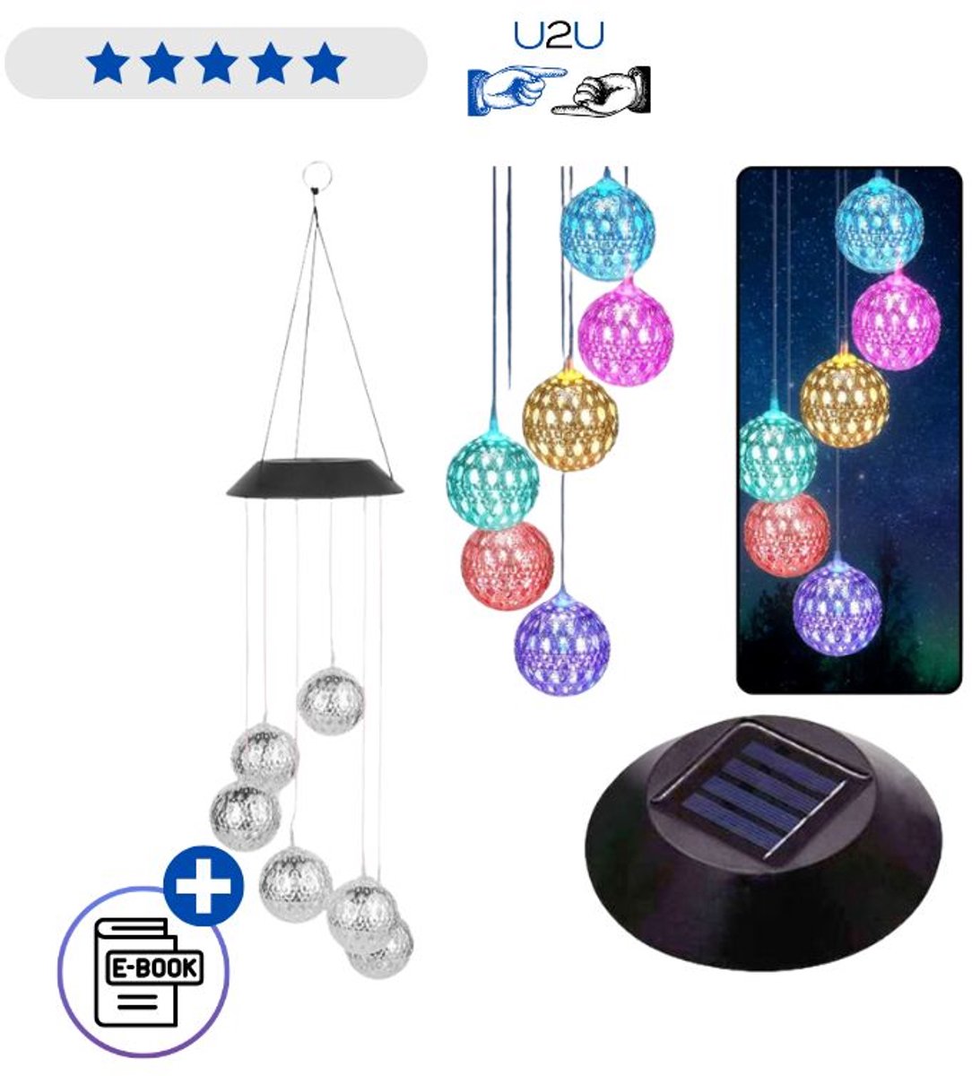 Solar tuinlamp LED Marokkaanse bollen 70 cm RGB verlichting op zonne energie met schemersensor weerbestendig decoratief licht voor tuin balkon terras veranda orientaalse stijl opengewerkt design automatisch aan bij donker sfeervol Met Ebook