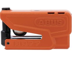 Motorslot ABUS Schijfremslot met alarm - GRANIT™ Detecto XPlus 8077 2.0 - Security level 18 - oranje - geschikt voor motoren - scooters