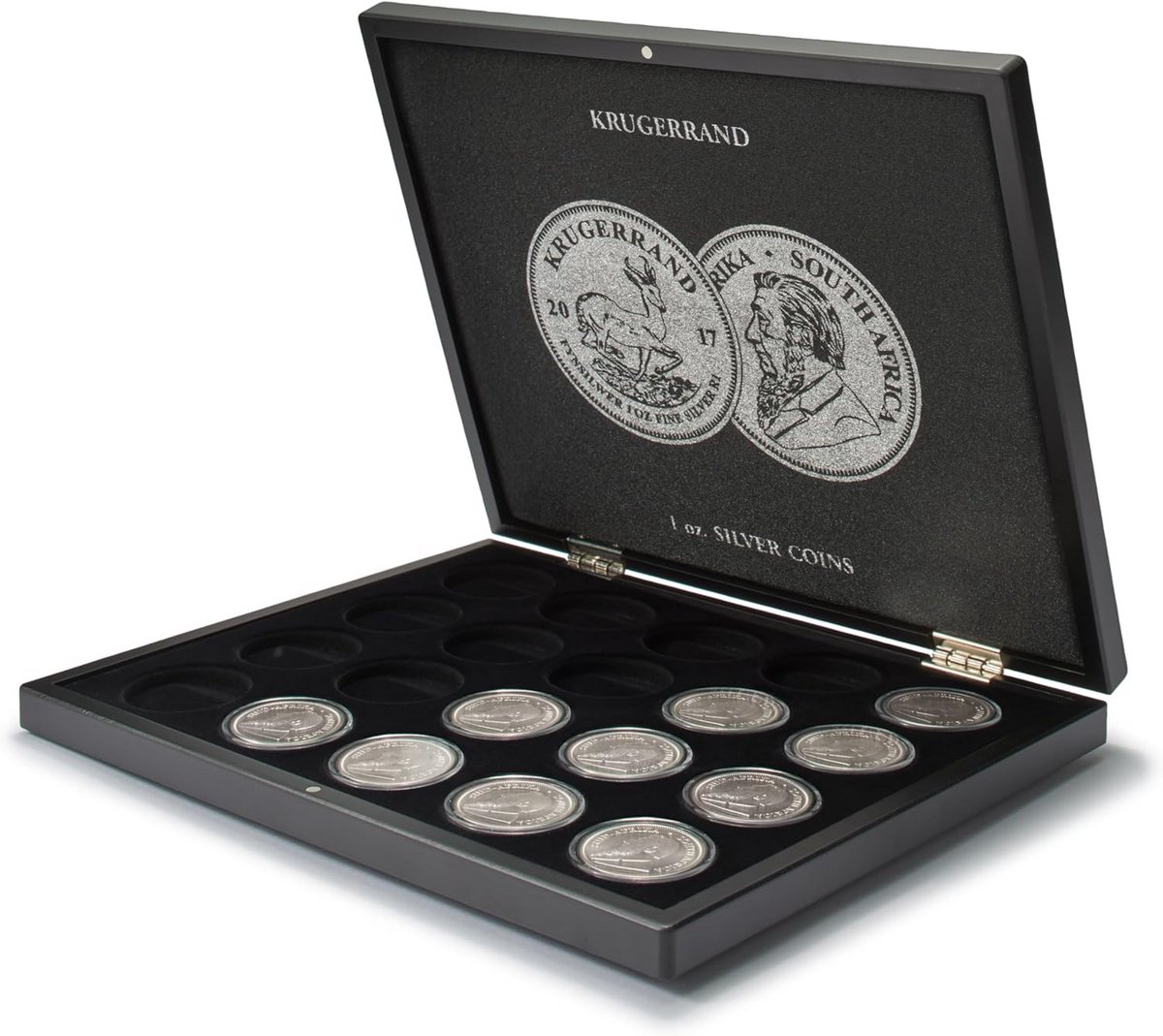 Presentatiedoos voor 20 Zilveren Krugerrand Munten in Capsules