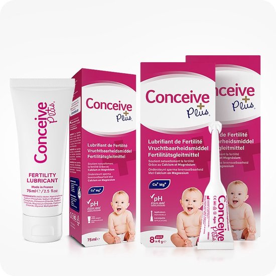 Conceive Plus Max Combo  Vruchtbaarheid Glijmiddel Bundel 75ml Tube + 16  Applicators... | bol