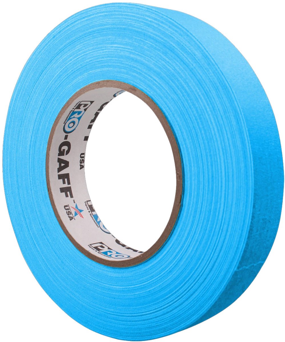 Pro Tapes Pro Gaff Fluor Gaffa Tape 24mm x 45m Blauw
