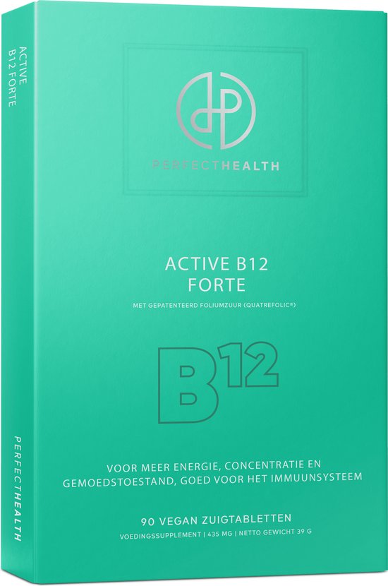 Perfect Health - Vitamine B12 1000mcg - 90 Zuigtabletten - Hoge Dosering - Methylcobalamine - Vegan