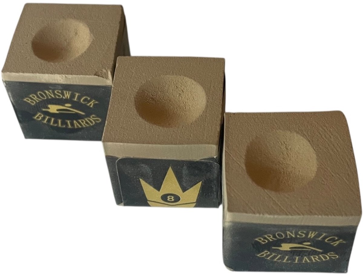 Master Master billiard - biljartkrijt - 3 stuks - biljart krijt - pool krijt - keu krijt - Goudkleurig