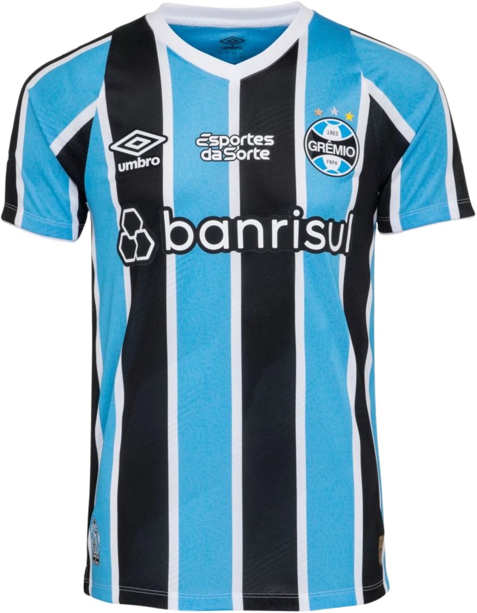 Grêmio Thuisshirt 2025 - Brazilië Voetbalshirt - Grêmio - Umbro - Maat S - Globalsoccershop