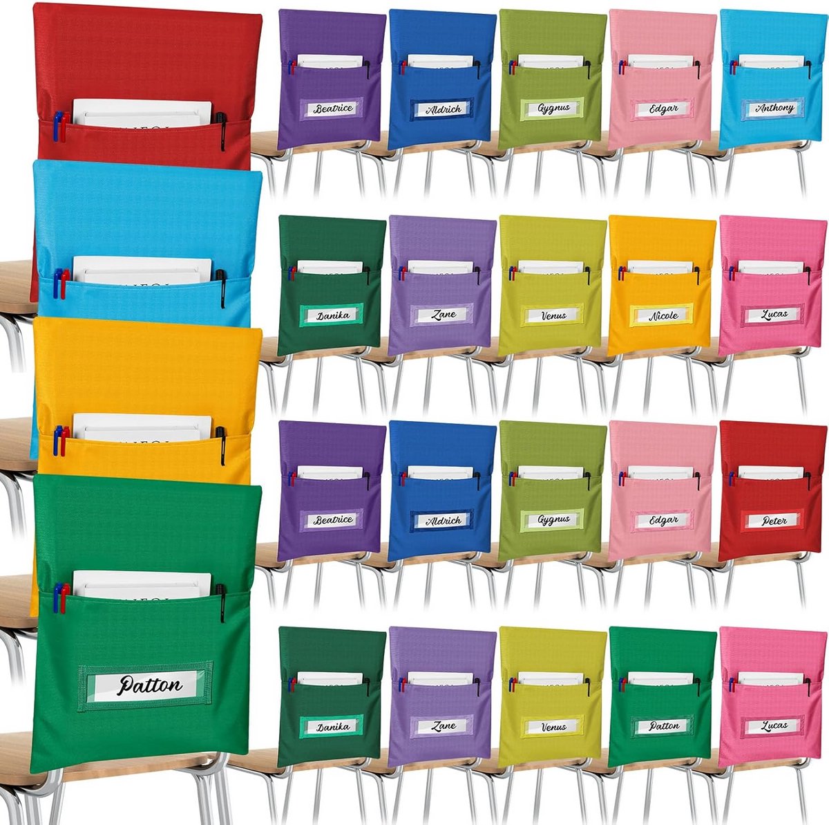 Stoelzakken voor kinderen in 12 kleuren