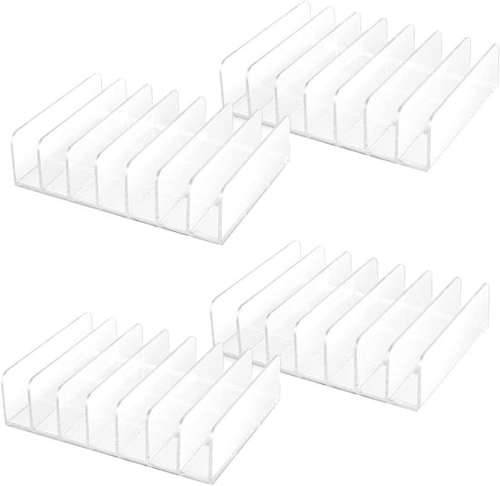 CD-rek - Transparant acryl CD-rek - Met afneembaar CD/DVD-displayrek ...