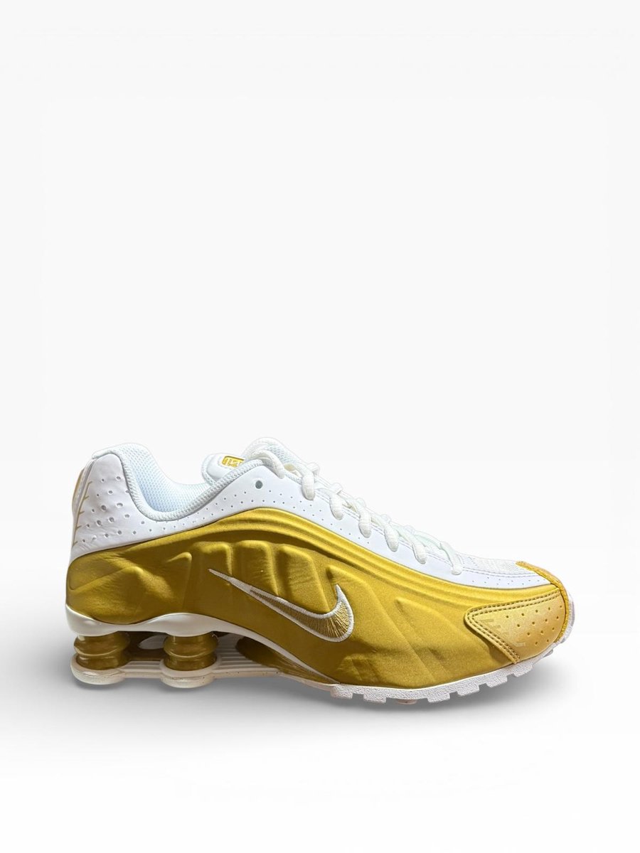 Nike Shox R4 Sneakers GS Metallic Goud