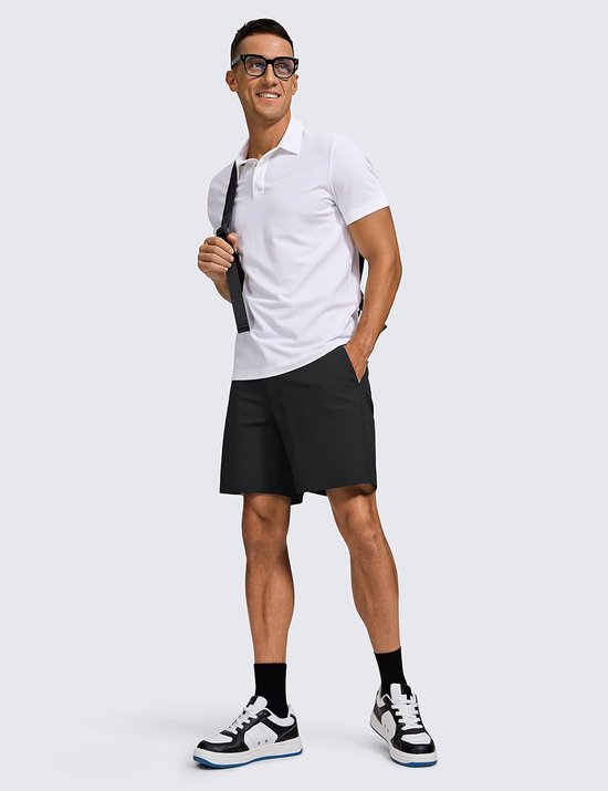 Heren Golfshorts 7 Inch - Stretch & Lichtgewicht voor Casual Werk en Dagelijks Gebruik van Chefcliffy's. — afbeelding 4