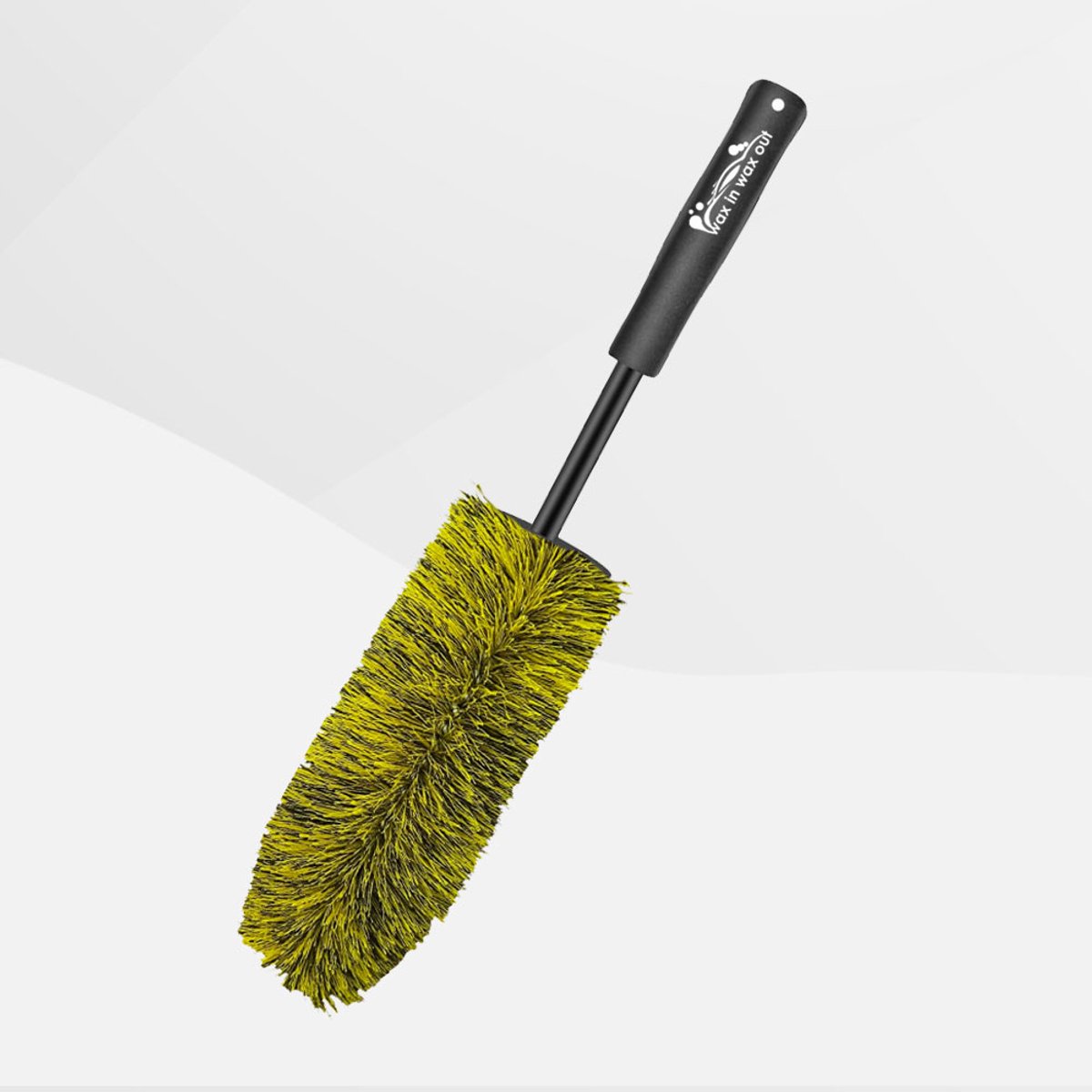 Waxin Waxout - Velgenborstel XL - Black & Yellow Edition