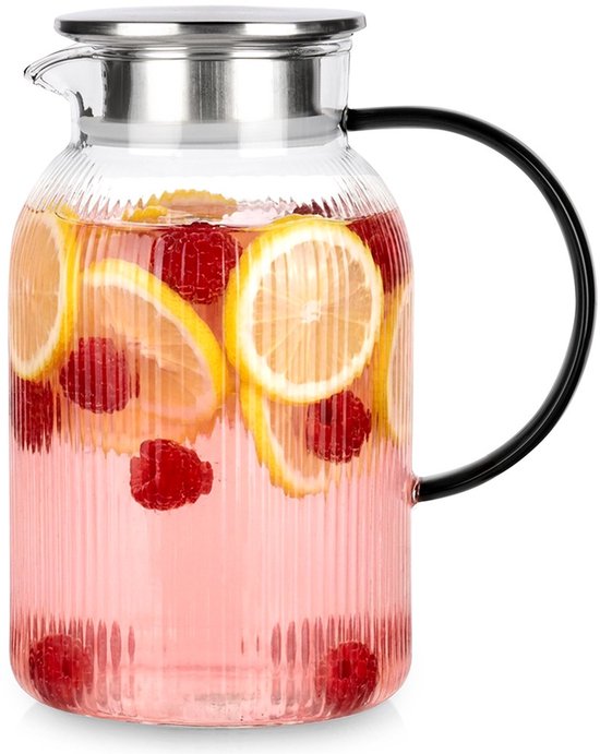 Bormioli Rocco sapkan/waterkan/karaf - 1000 ml - transparant