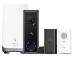 eufy Video Doorbell C31 + Chime - 2K FHD met HomeBase 3 S380 basissysteem- Voordeelbundel