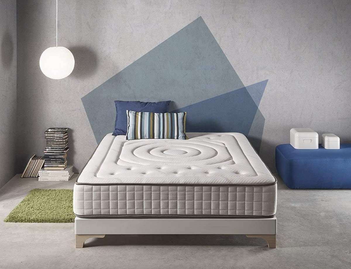 Matras met vormherstel 160x200 25 cm Cachemire® natuurlijke vezels hypoallergeen