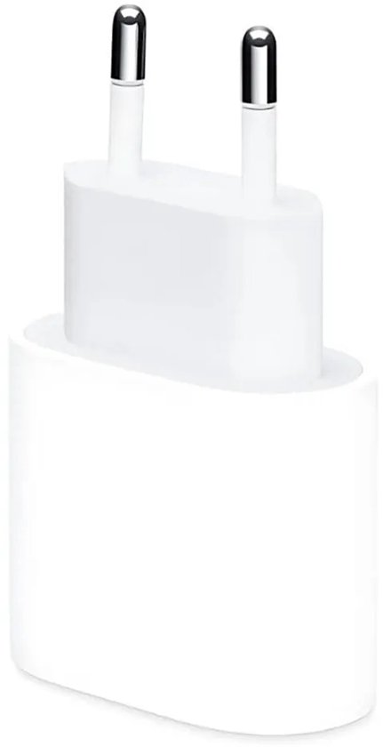 Apple 20W Power adapter - USB-C aansluiting - Snellader iPhone - Wit