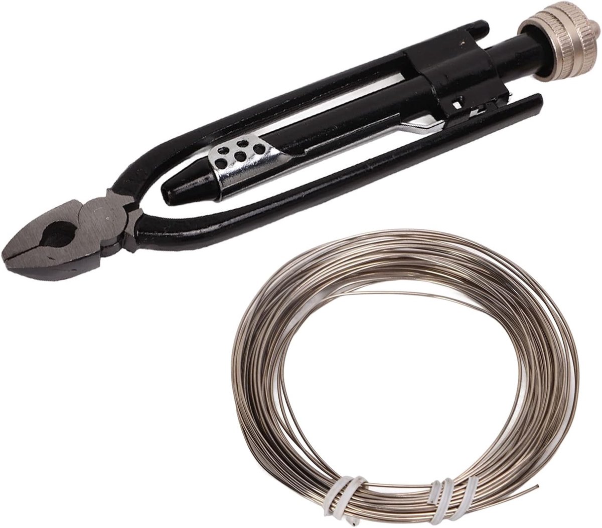 Veiligheidsdraad Twist Tang - Vliegtuigen Auto Industrie - 6-inch - Koolstofstaal Draad Twisting Tool met 25ft Draad