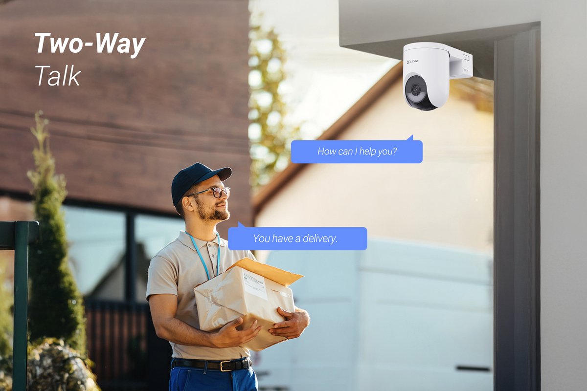 EZVIZ HB8 Lite 4G Kit – 2K+ Pan-Tilt Beveiligingscamera & 5W Zonnepaneel – 360° Vision, AI Detectie & Auto Tracking – Kleur Nachtzicht – Sirene & Spotlight – WiFi 6 & 4G – IP65 – foto 4