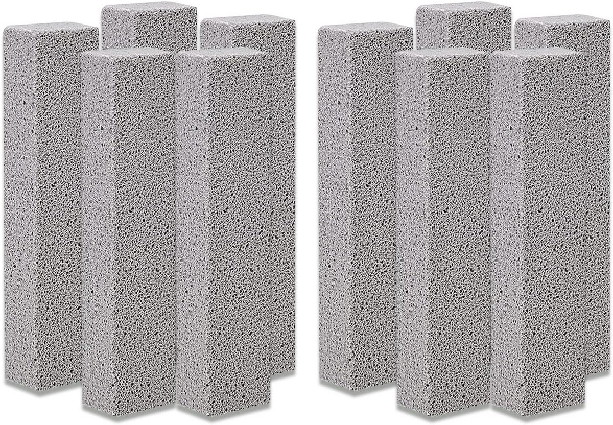 Puimsteen reinigingsblokken 10 stuks - natuurlijke reiniging voor keuken, badkamer en zwembad