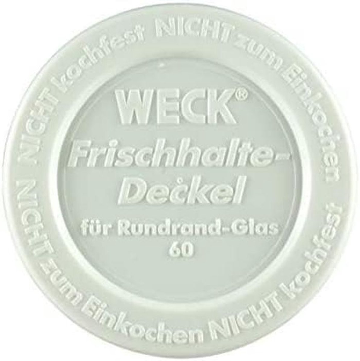WECK verzegeldeksel ronde randglazen 60 mm 5-pack