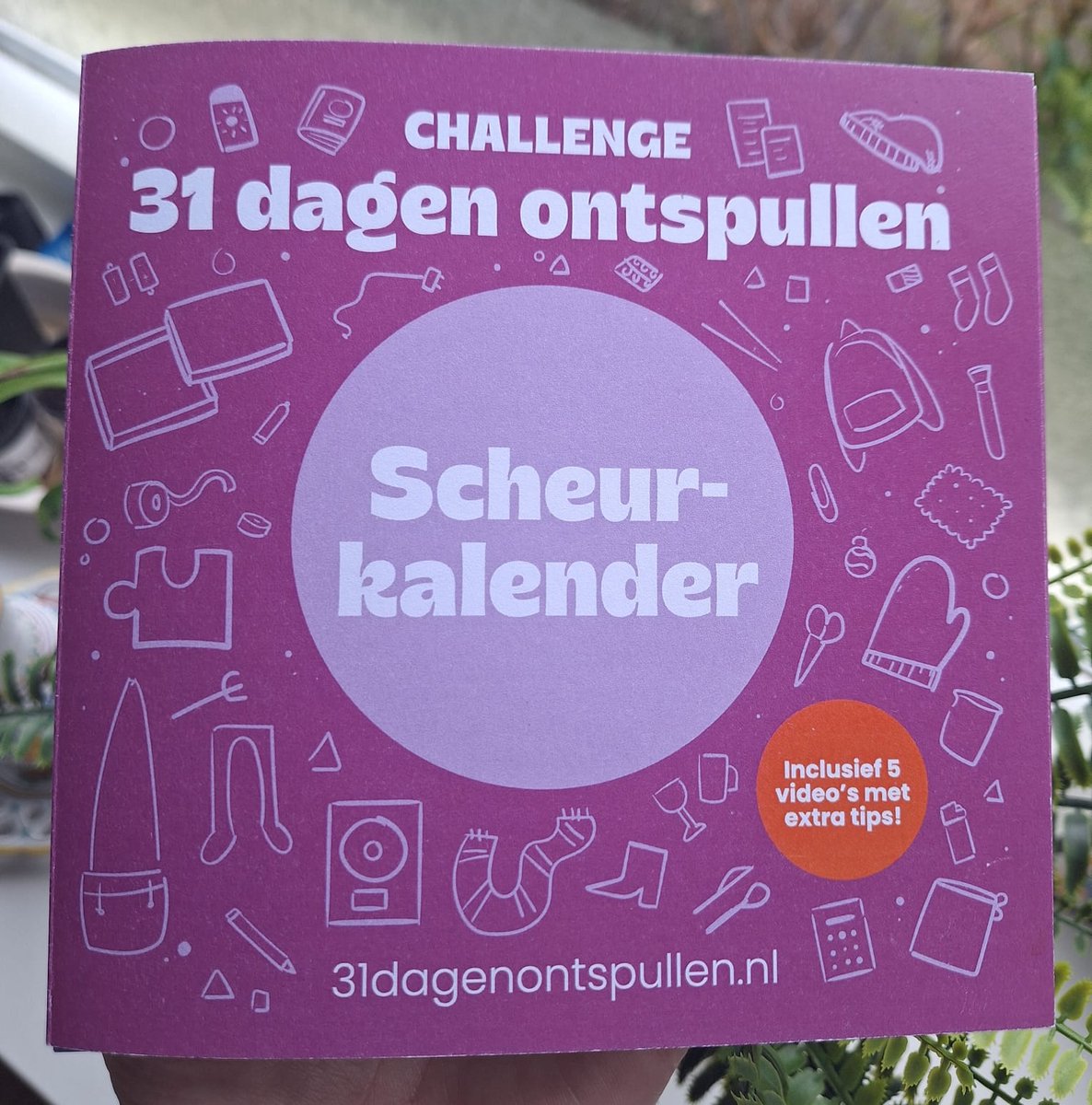 31 dagen Ontspullen Scheurkalender