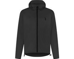 BBB Cycling MultiShield Regenjas Fiets: Urban & Sport - Waterdicht 10K en Ademend - Heren & Dames Fietsjas - Zwart - Maat M - BBW-475