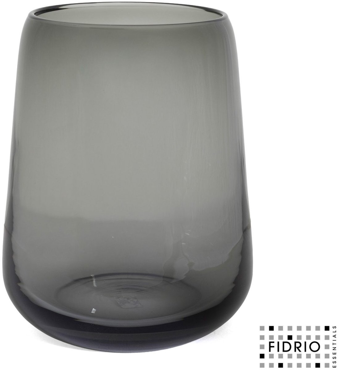 Vaas Dubai dark (smokey) grey H28,5 D23