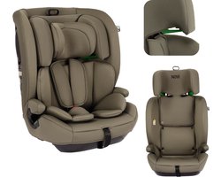 Novi Jules V2 Autostoel 76-150 cm – Groep 1/2/3 – Gordelbevestiging + Top Tether – Verstelbare Hoofdsteun – I-Size