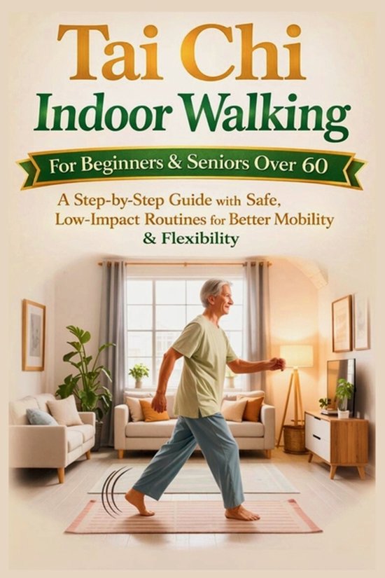 Tai Chi Indoor Walking for Beginners and Seniors Over 60 - cover