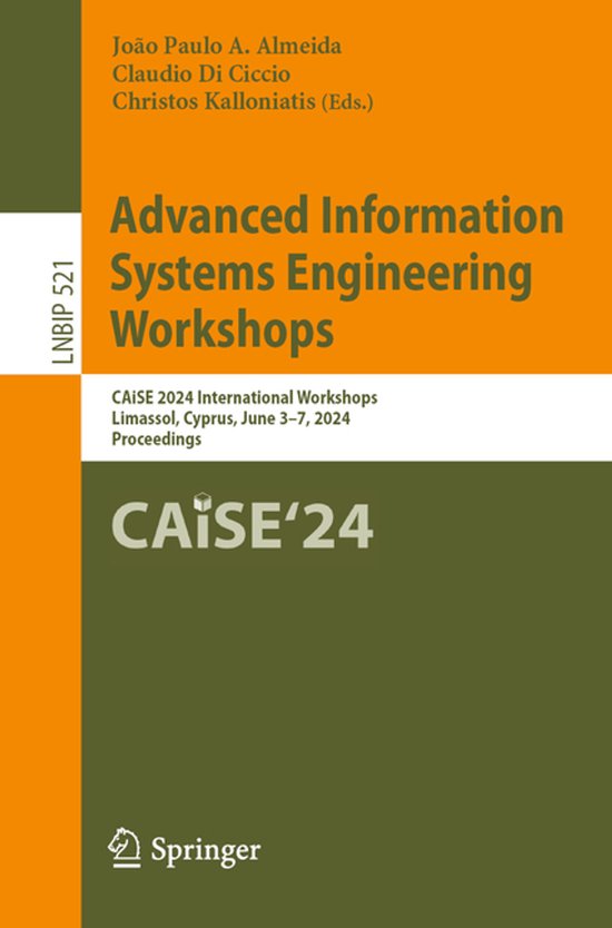 Lecture Notes in Business Information Processing521- Advance ... - cover