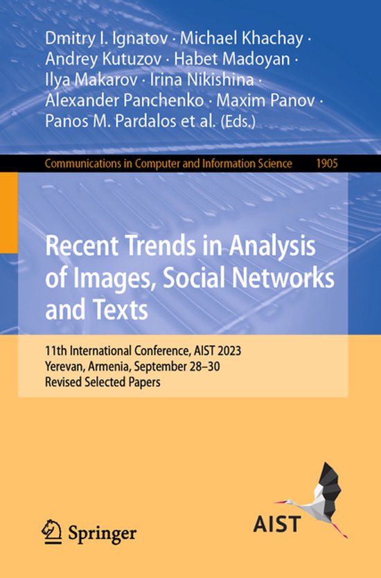 Communications in Computer and Information Science1905- Rece ... - cover