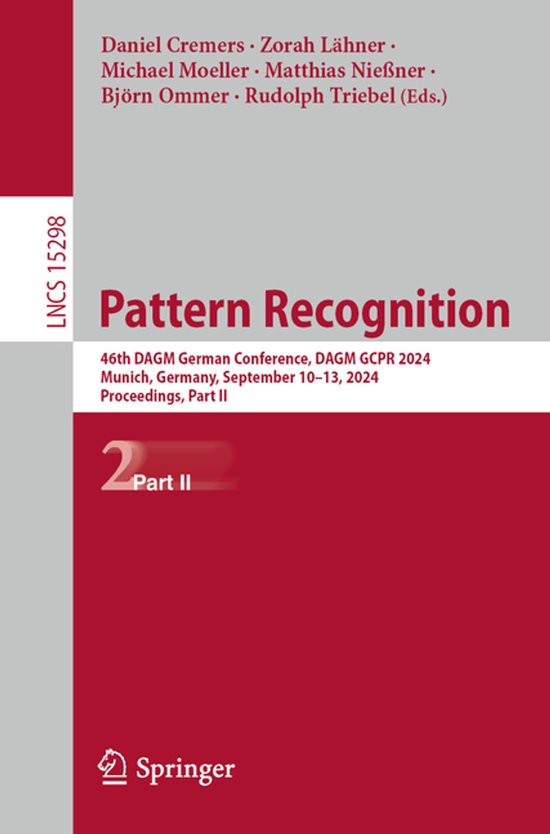 Lecture Notes in Computer Science15298- Pattern Recognition - cover