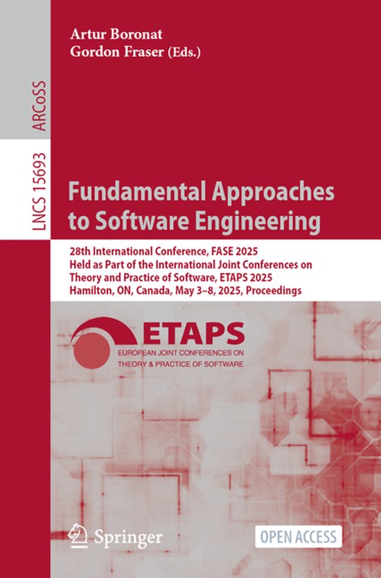 Lecture Notes in Computer Science15693- Fundamental Approach ... - cover