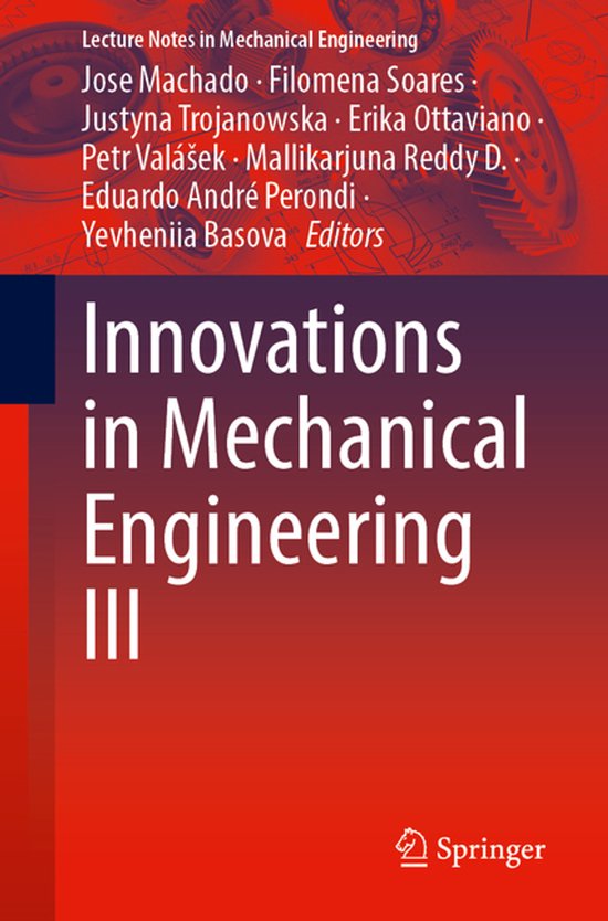 Lecture Notes in Mechanical Engineering- Innovations in Mech ... - cover