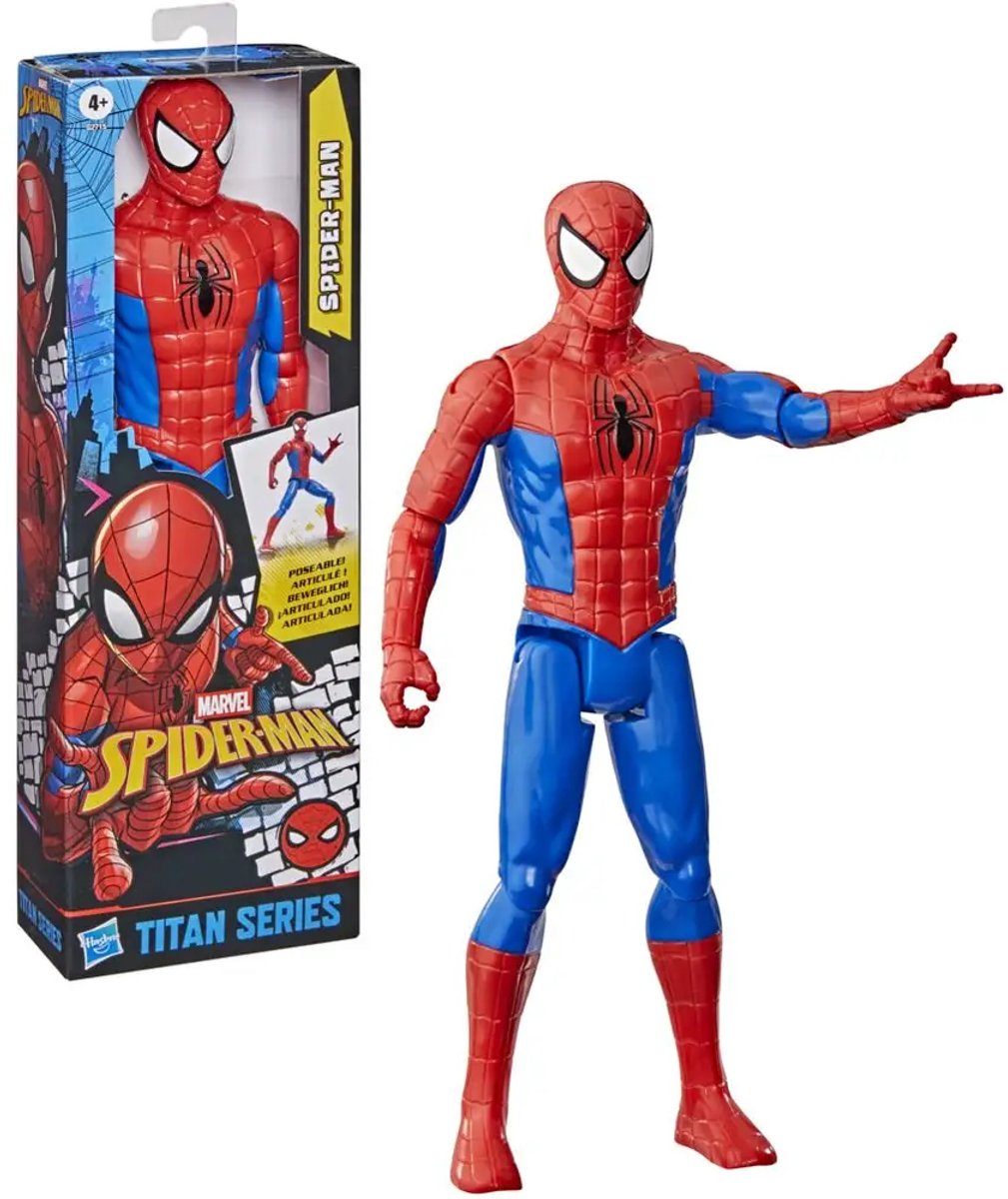 Hasbro Spider-Man actiefiguur rood blauw klassiek 30 cm speelgoed. — afbeelding 9