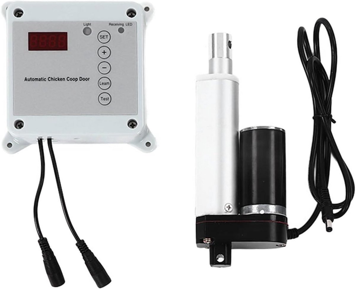 Automatische Kippendeur met Timer, Lichtsensor en Afstandsbediening - Waterdicht