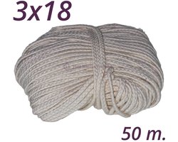 Kaars Lont | HNL 3x18 | 50 meter | Wick | Pit | Wiek | Kaarsenlont