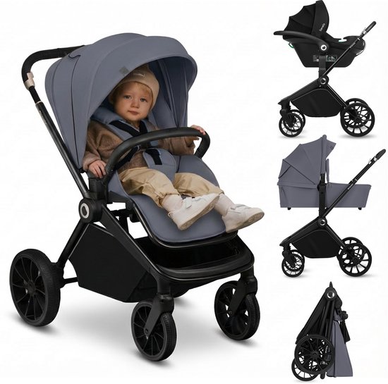 Lionelo Mika Plus - Kinderwagen 3in1 - XXL SET - incl. - Lionelo - €399,99
