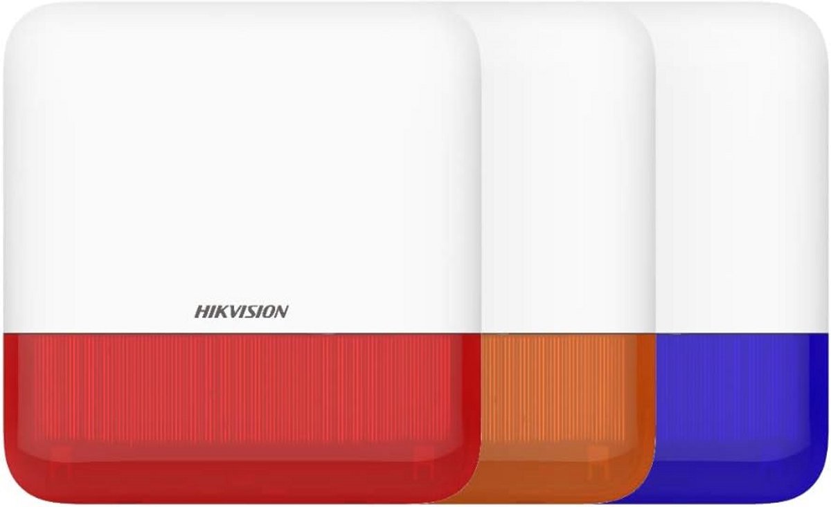 Draadloze Sirene voor Buitenbeveiliging, Helder Oranje