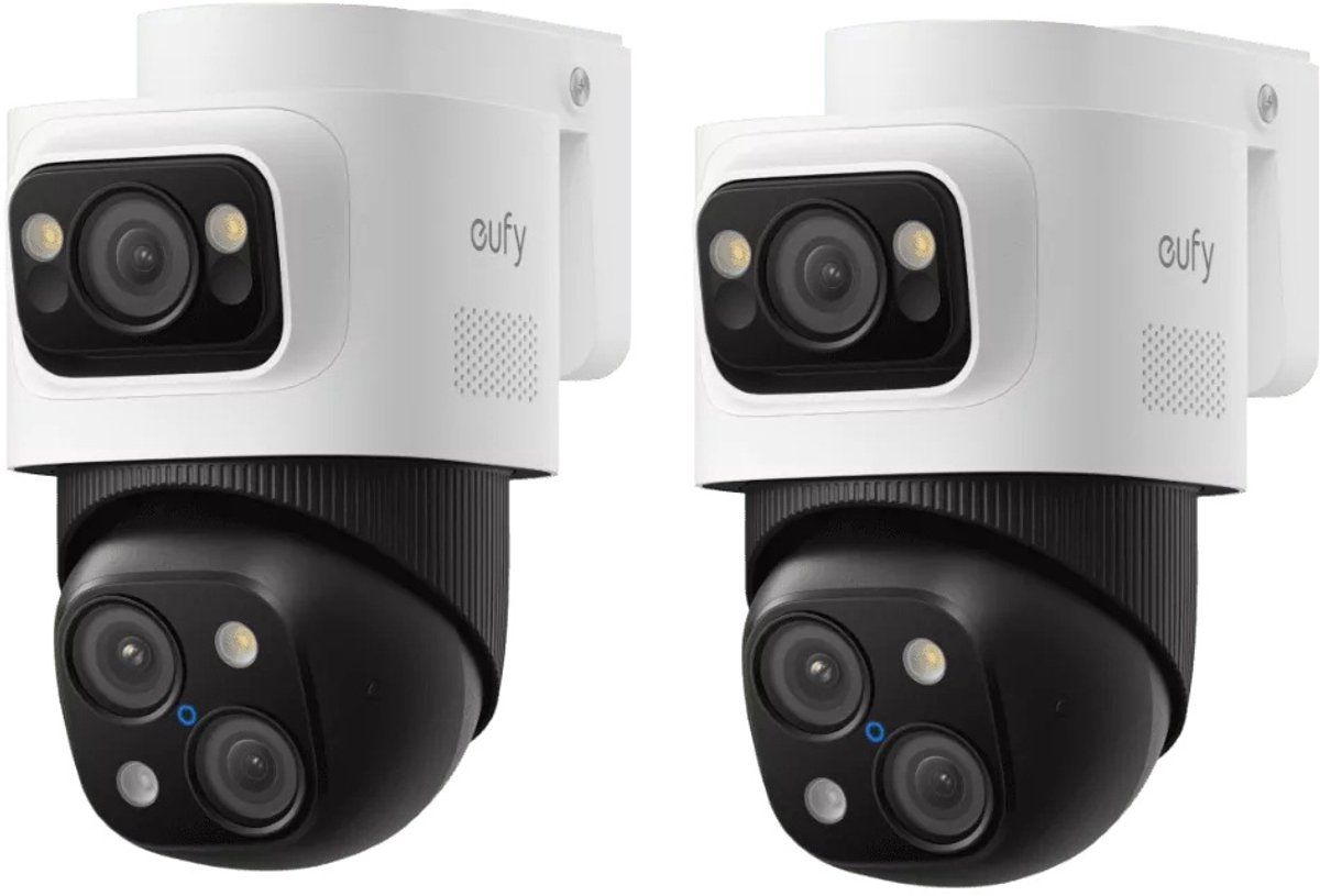 eufy PoE Bullet-PTZ Cam S4 Kogel (vorm) IP-beveiligingscamera Binnen & buiten 3840 x 2160 Pixels Plafond - 2 pack
