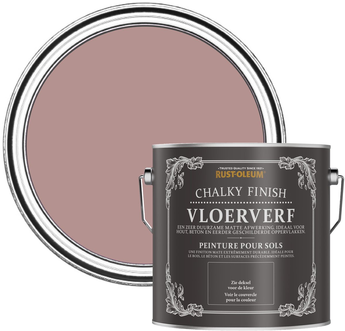 Rust-Oleum Vloerverf Chalky - Blush 2,5l