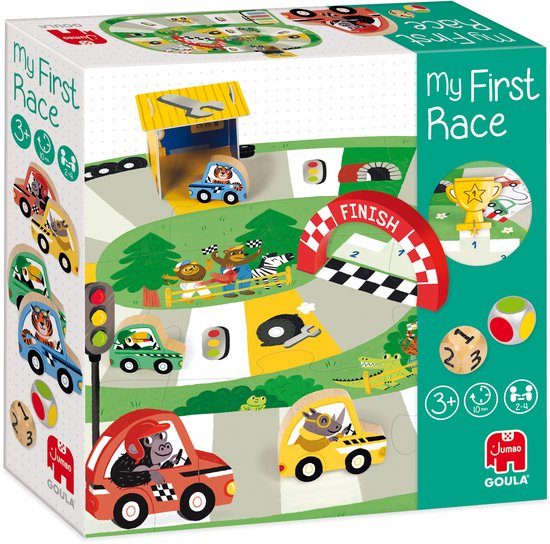 Jumbo - Goula - Mijn eerste race - Bordspel kinderen vanaf 3 jaar