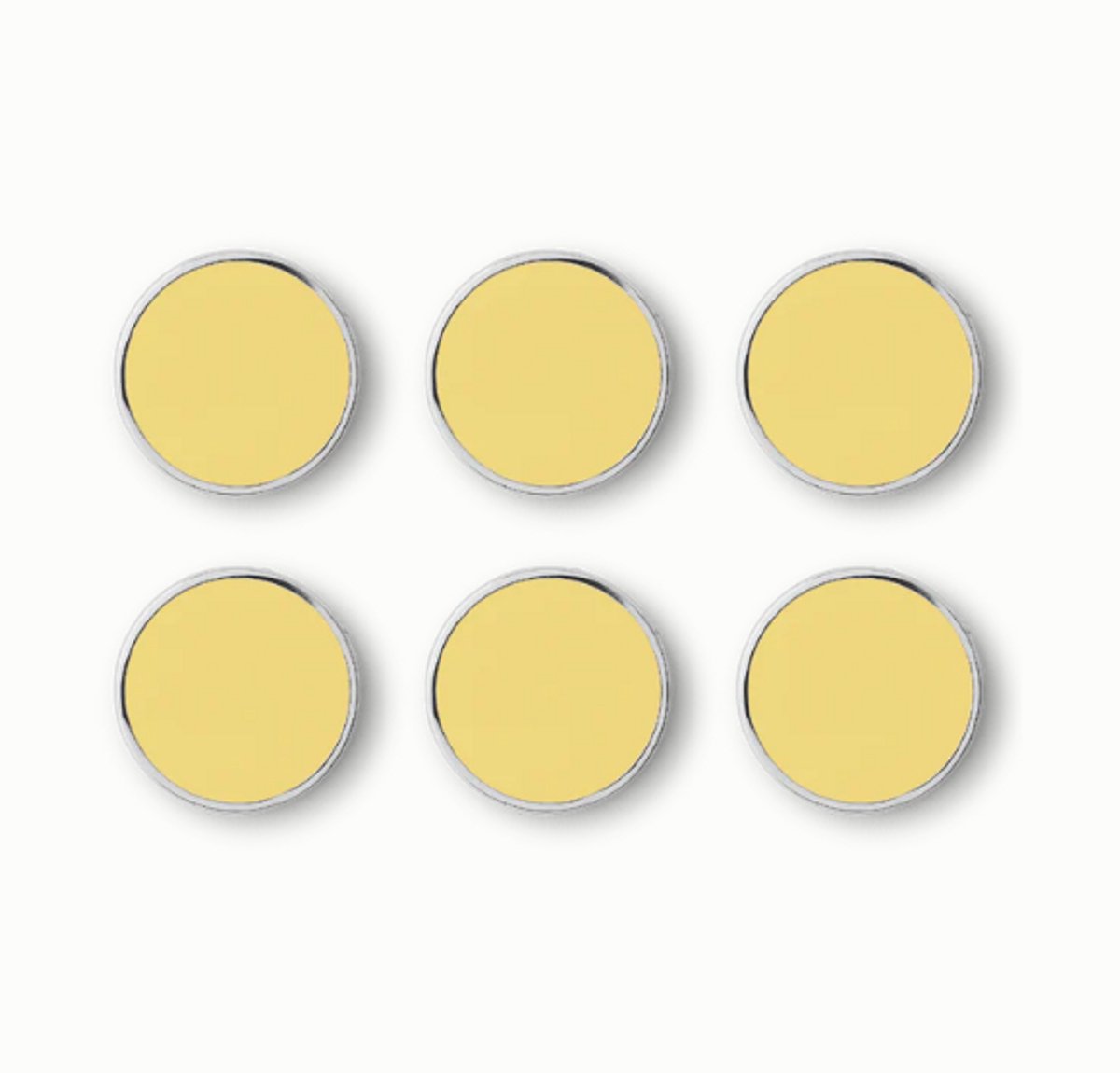 Mustard - The buttons - Magneten - Set van 6 - Butter