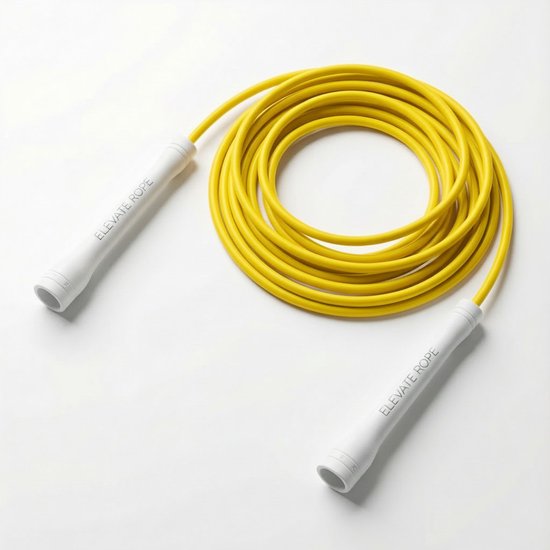 Elevate Rope Professioneel Sport Springtouw - Verstelbare Jump Rope - Touwtje Springen voor Volwassenen en kinderen - Speed rope - Conditie & Kracht - Binnen & Buiten Skipping Rope - Fitness Springtouwen (14 Kleuren)