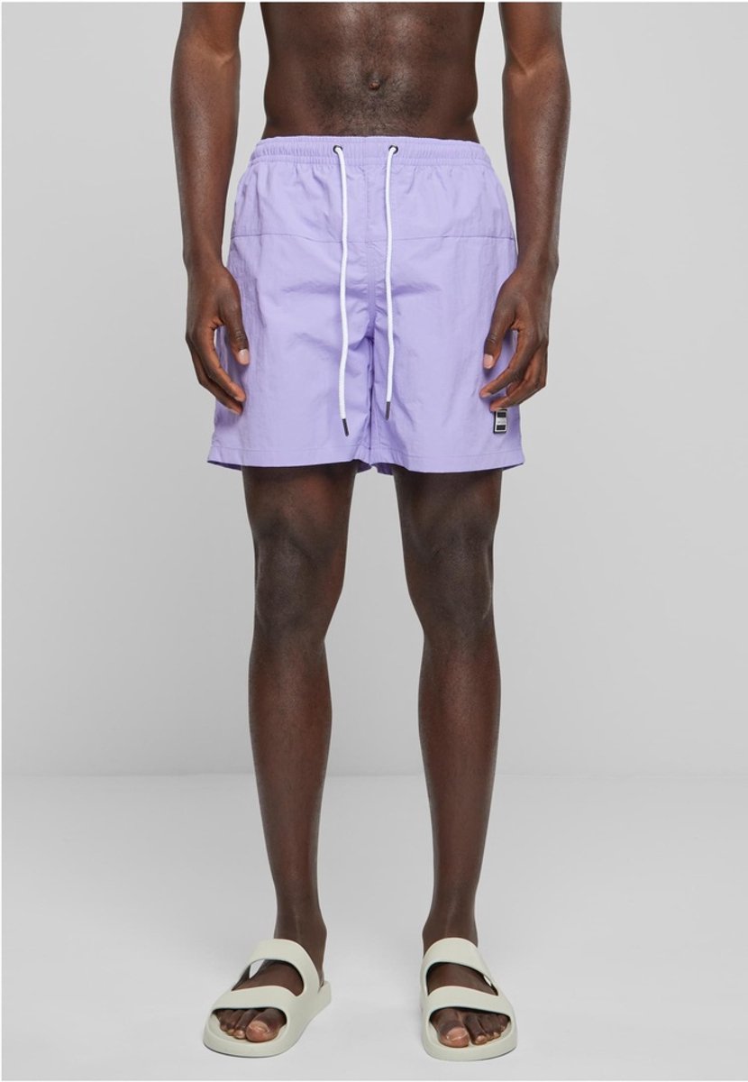 Urban Classics Block Zwemshorts 5XL Paars