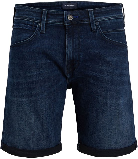 JACK & JONES JEANS INTELLIGENCE regular fit short JJIRICK zwart