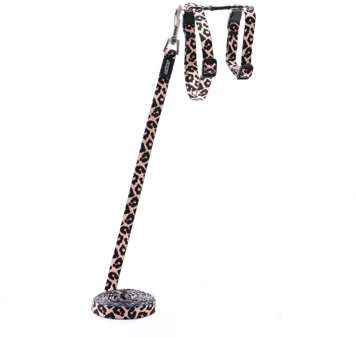 Rogz Fusioncat Tuig En Lijn - Kattentuig - Leopard Pink S