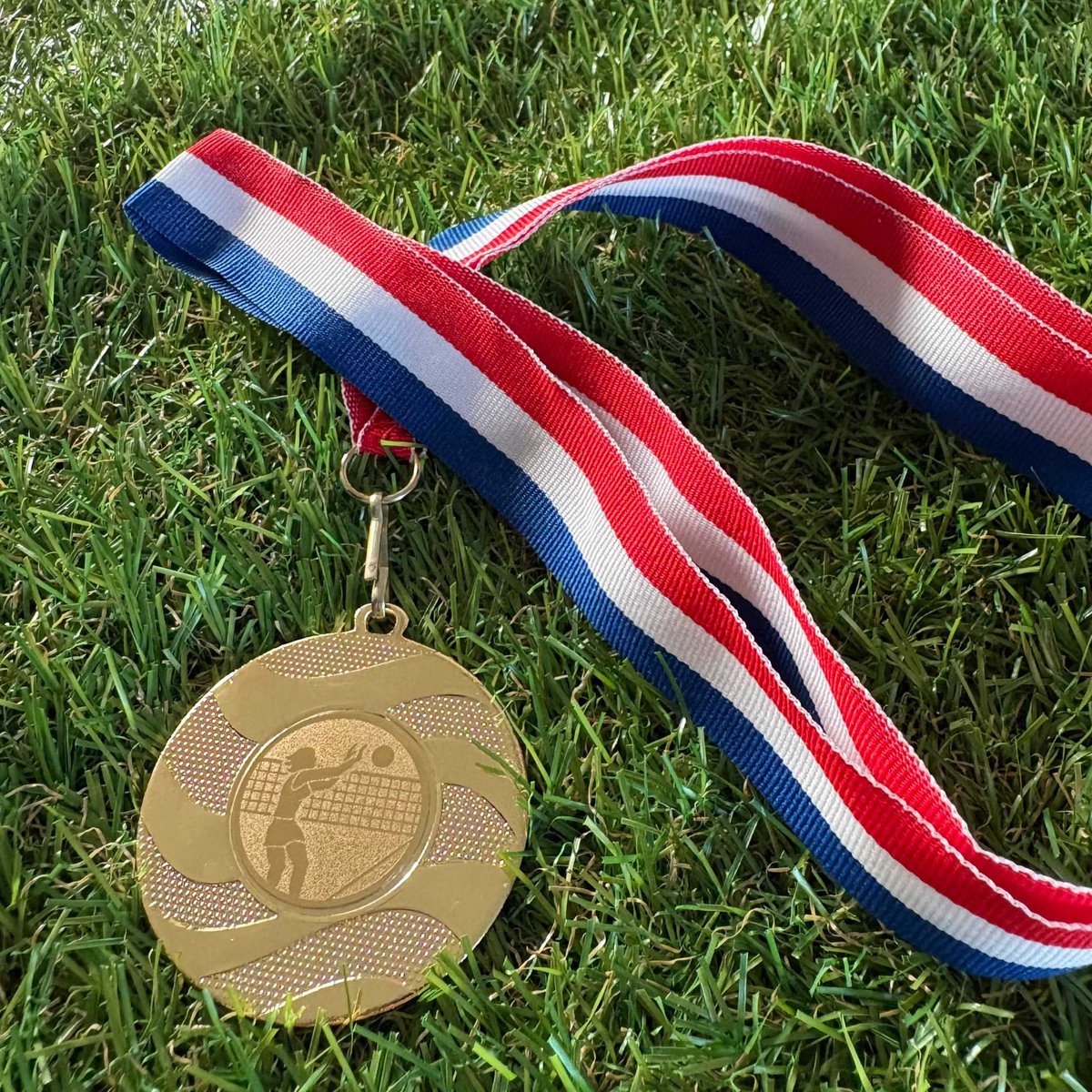 Kampioensmedaille Volleybal (5 stuks) - Medaille met neklint - Sportprijzen voor kampioenen