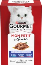 Gourmet Mon Petit Intense - Kattenvoer Natvoer - Vis - 48 x 50 g